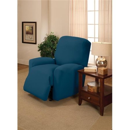 MADISON INDUSTRIES Madison JER-LGRECL-CB Stretch Jersey Large Recliner Slipcover; Colbalt Blue JER-LGRECL-CB